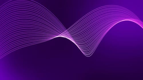 Glowing Abstract Wave Lines Motion Background