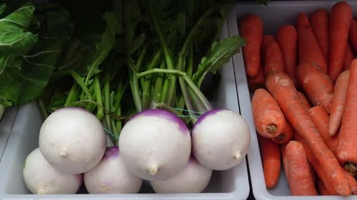 Frisches Gemüse im Supermarkt