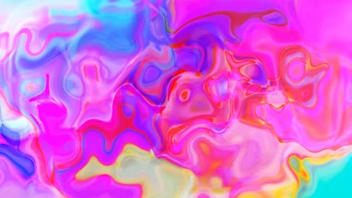 Vibrant Abstract Liquid Paint Swirl Background