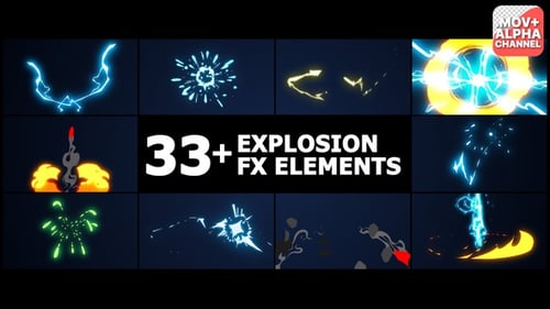 Pack d'éléments Flash FX | Graphiques animés