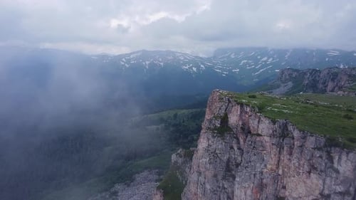 Rock. Cloudy. Canyon. Atmospheric. The mountains.