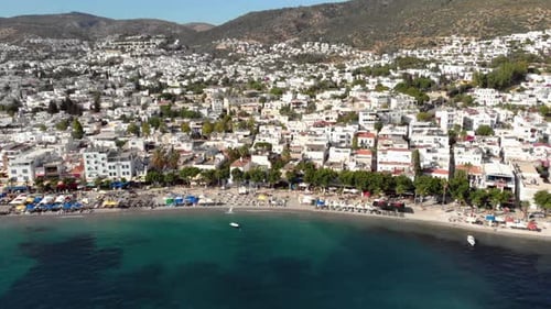 Vue aérienne 02 du littoral de Bodrum