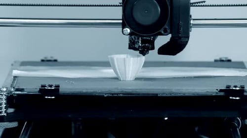 3D-Drucker arbeiten