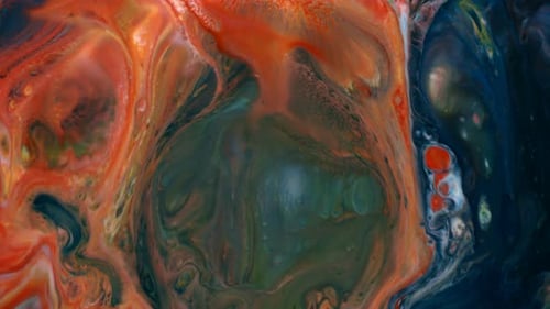 Vibrant Colors Flowing in Abstract Swirls