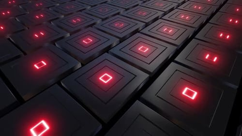 4k Glossy Shapes Neon Loop Pack