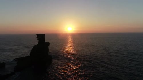 Summer Sunset Landscape