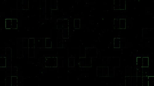 Green Dust Abstract Background