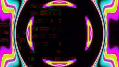 Abstract Background with Abstract Multicolored Shimmers on a Black Background