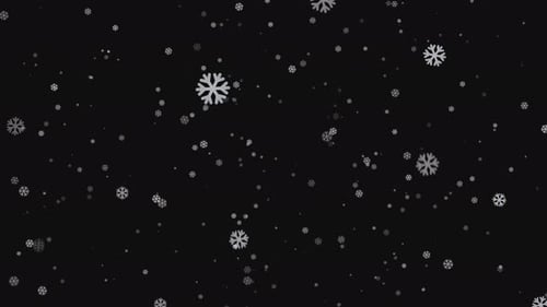 Snow falling Motion Graphics Background design white 4k