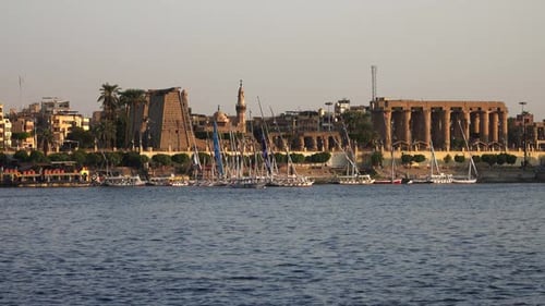 Luxor Temple on Nile River in Luxor Egypt