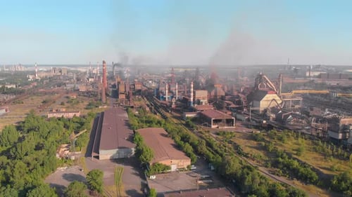 Smoke Emissions From Plant