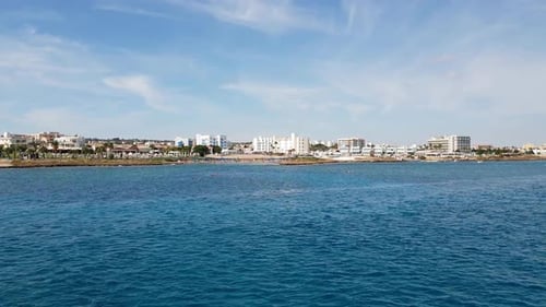 Mediterranean Traffic Along Pernera, Cyprus