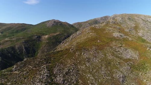 Aerial View of Mountain Panorama