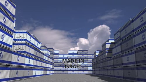 Made in Israel Shipping Containers Logo Reveal