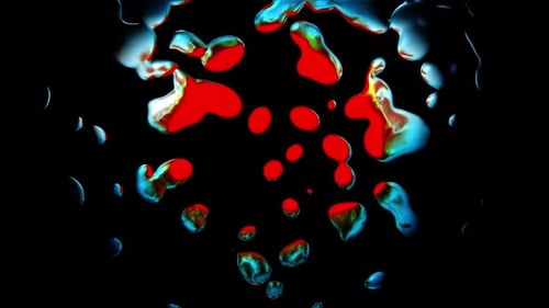 Abstract Liquid Background Digital Rendering