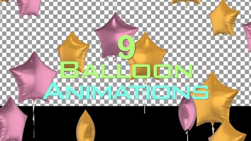 Metallic Falling and Rising Celebration Balloons Pack