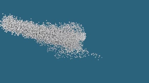 Digital Human Head Formation and Dissolve Animation