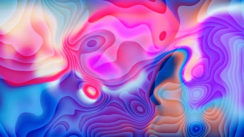 Abstract Background colorful Wavy Clean marble trendy Liquid Animation