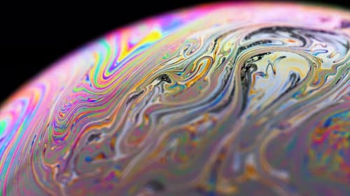 Seifenblase Regenbogen, mehrfarbig