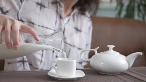Té con leche.