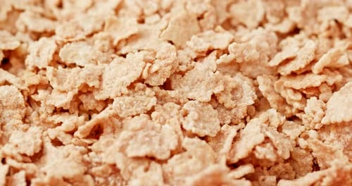 Crisp Corn Flakes Cereal Close Up