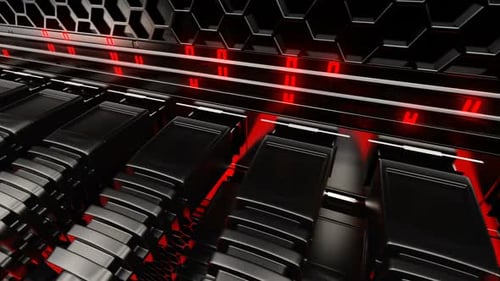 Ethernet cables connected to the network switch. Orange Led lights flashing. HD