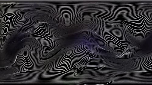 Dynamic Abstract Glitch Wave Lines Background