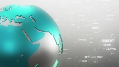 Abstract Globe Technology 02 Hd