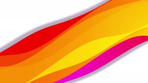 Vibrant Abstract Waves Flowing Background Loop