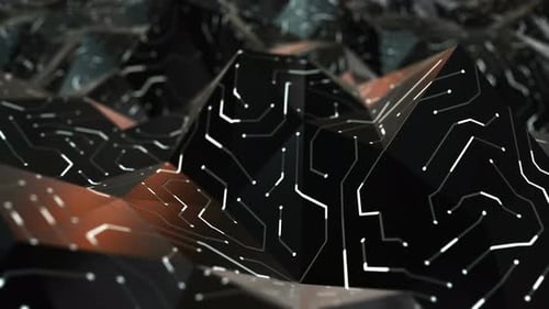 Abstract circuit board futuristic background.