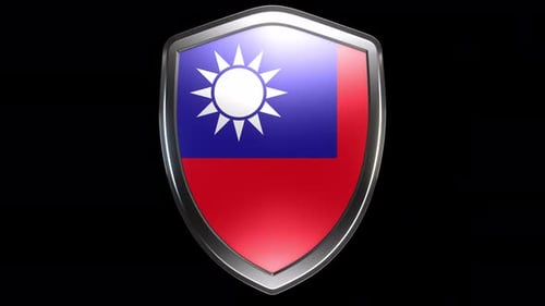 Taiwan Emblem Transition with Alpha Channel - 4K Resolution