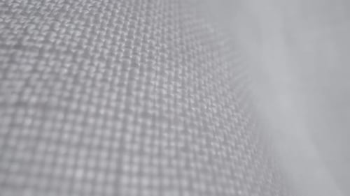Linen Fabric Background in Macro