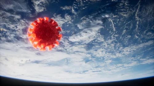 Coronavirus COVID19 on the Earth Orbit