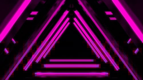 Triangle Pink Tunnel Loop