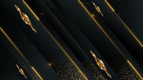 Luxurious Golden Lines Glitter Awards Event Background
