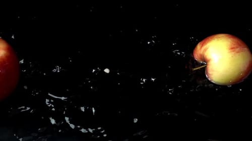 Apple Falls in Water