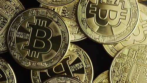Plan rotatif de Bitcoins (cryptomonnaie numérique)
