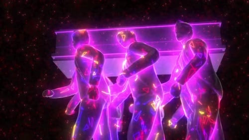 Bailarines de ataúd vj 4k