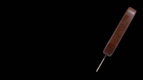 Chocolate Ice Cream Stick Bar Turnaround Transition