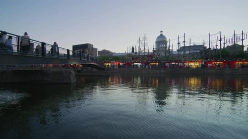 Pont sur le bassin de Bonsecours