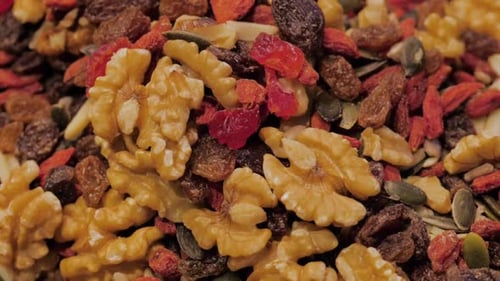 Dried Fruit Background