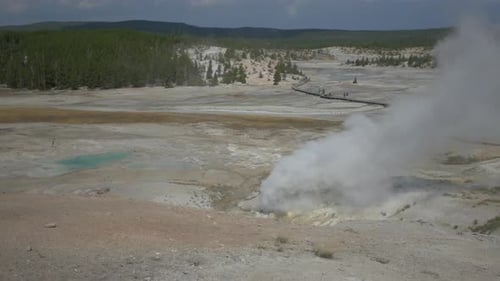 Fumarole im Park