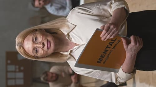 Adults in Mental Health Support Group Meeting