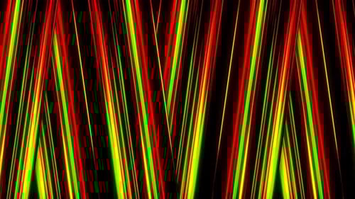 Abstract Neon Glowing Lines Dynamic Moving Background