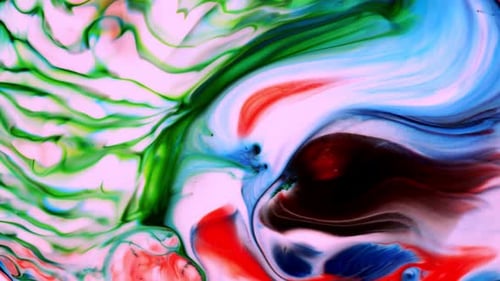 Abstrakte bunte Tinte