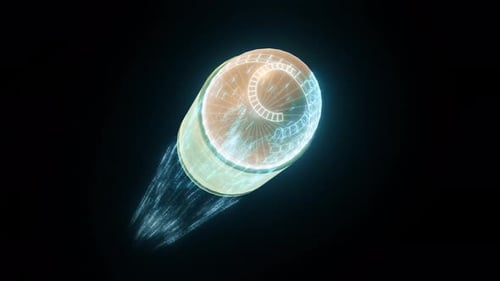 Digitales 9-mm-Kugel-Hologramm, 4K