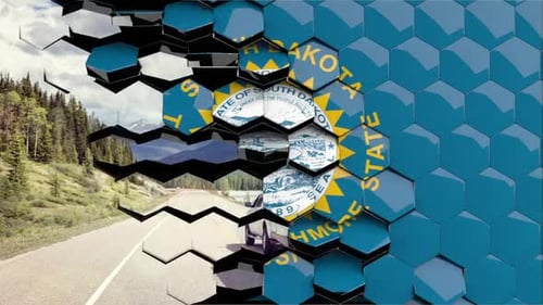 Dynamic Hexagon Mosaic Transition