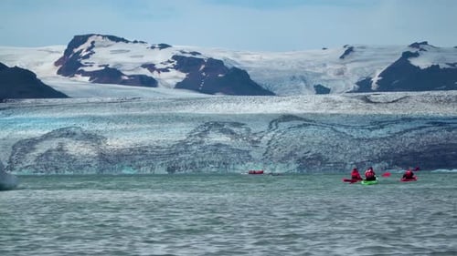 Adventure Kayaking in Iceland on Exploring Holiday