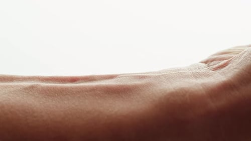 Close Up of Fair Skin Showing Veins