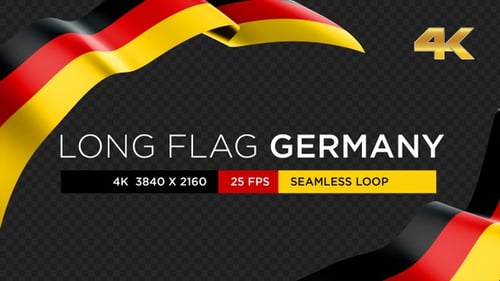 Lange Flagge Deutschland